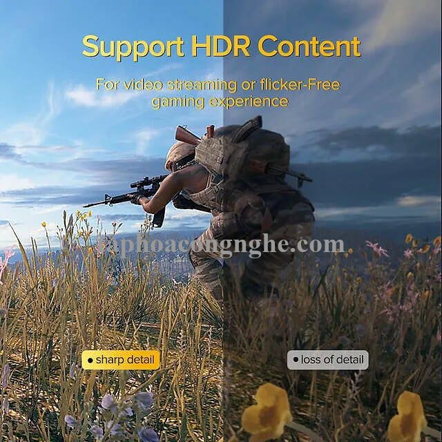 Ugreen 60844 3m cáp dp ra displayport 1.4 version hợp kim bọc lưới chống nhiễu màu đen DP112 30060844